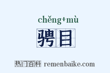骋目是什么意思的图片